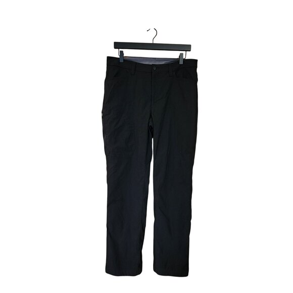 Eddie Bauer Tech waterproof Fleece Lined Pants side zip pocket Mens size 34 x 32 - Picture 1 of 4